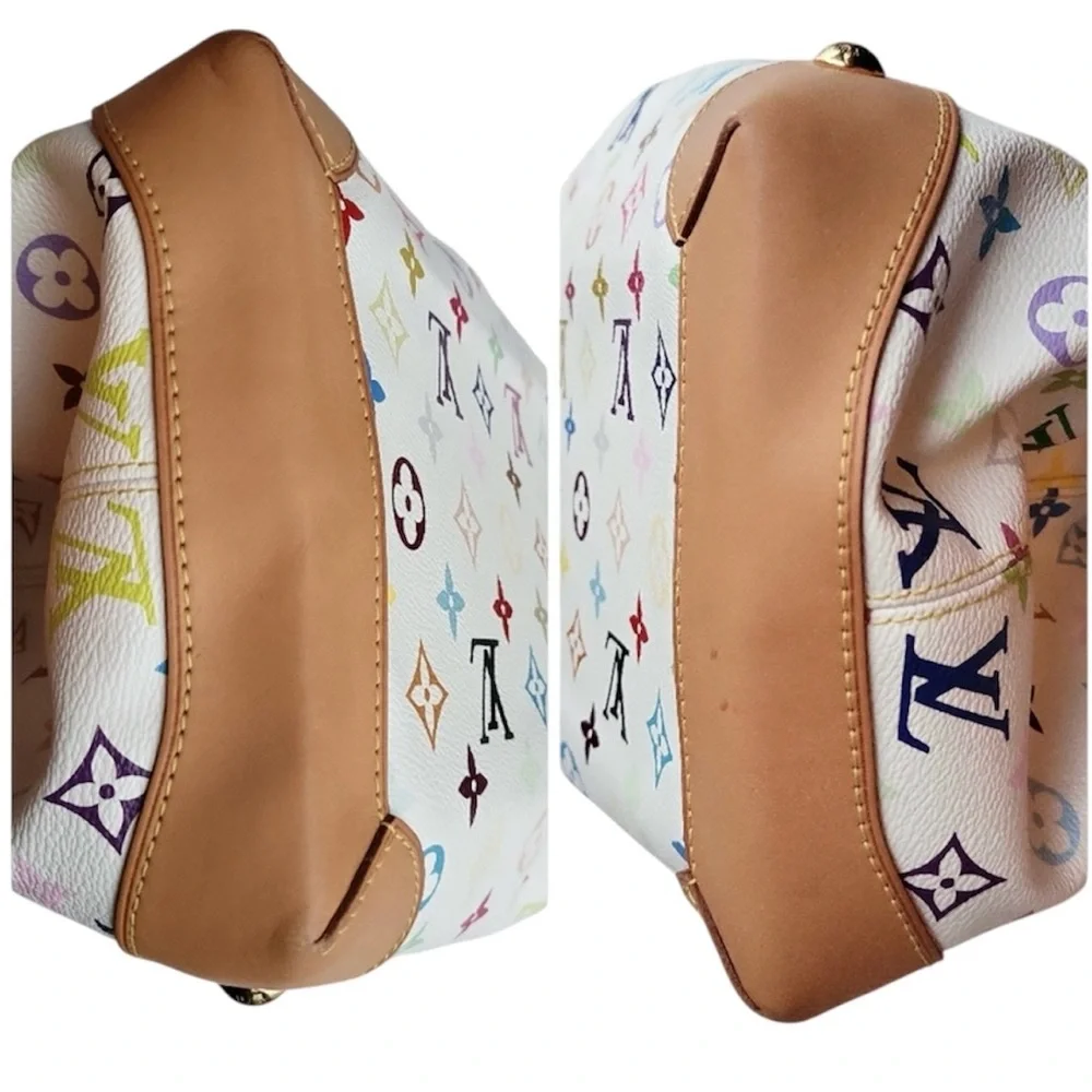 LOUIS VUITTON Murakami White Multicolor Monogram Ursula Bag